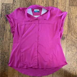 Magellan Outdoors Pink Button Down Shirt